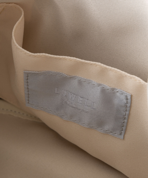 LOWELL things（ロウェル　シングス）の「ソフト巾着ミニトート（トートバッグ・レディース・クリーム/ホワイト/ベージュ/ブラック・フリー）」の14枚目の写真