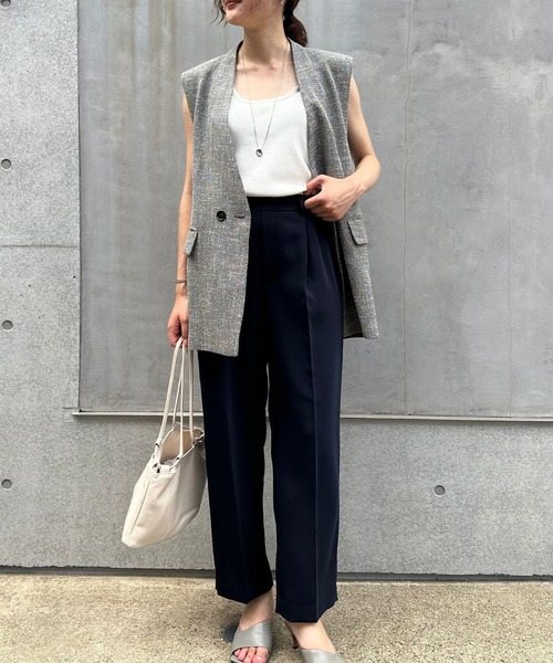 LOWELL things（ロウェル　シングス）の「ソフト巾着ミニトート（トートバッグ・レディース・クリーム/ホワイト/ベージュ/ブラック・フリー）」の20枚目の写真