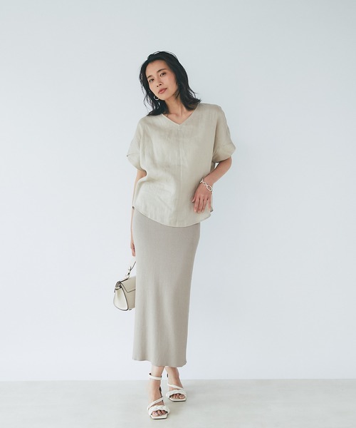 【極美品】RIVE DROITE リネンルーズシャツ 洗える ゆったり F 楽天市場】【SALE／55%OFF】【RIVE DROITE】リネンルーズシャツ