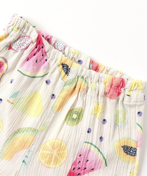 BIT'Z（ビッツ）の「フルーツ総柄甚平スーツ（浴衣・キッズ・キナリ/ブルー・100/90/120/95/110/80）」の11枚目の写真