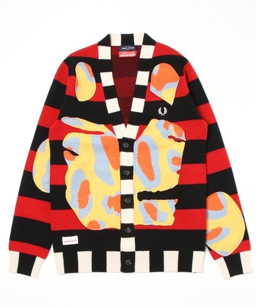 Charles Jeffrey Loverboy Striped Intarsia Cardigan