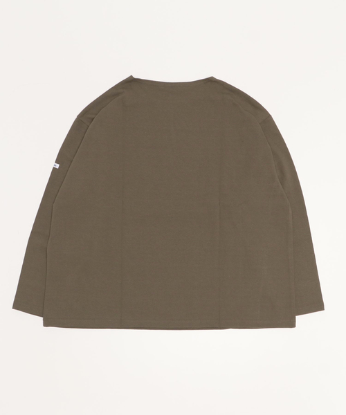 ORCIVAL(オーシバル)の「ORCIVAL/オーシバル コットンロード ワイドボートネックロングスリーブ ソリッド WIDE BOATNECK LONGSLEEVE SOLID B249 22AW(Tシャツ/カットソー・レディース・ウッド/ブルーグレー/ナチュラル/ブラック・1)」の19枚目の写真