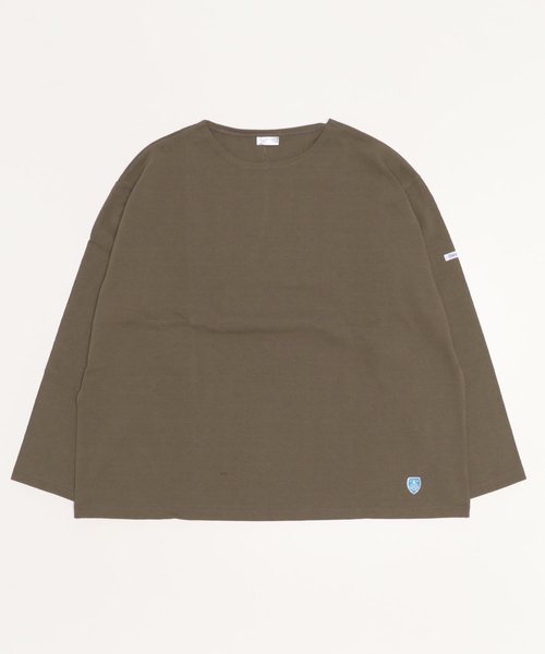 ORCIVAL(オーシバル)の「ORCIVAL/オーシバル コットンロード ワイドボートネックロングスリーブ ソリッド WIDE BOATNECK LONGSLEEVE SOLID B249 22AW(Tシャツ/カットソー・レディース・ウッド/ブルーグレー/ナチュラル/ブラック・1)」の20枚目の写真