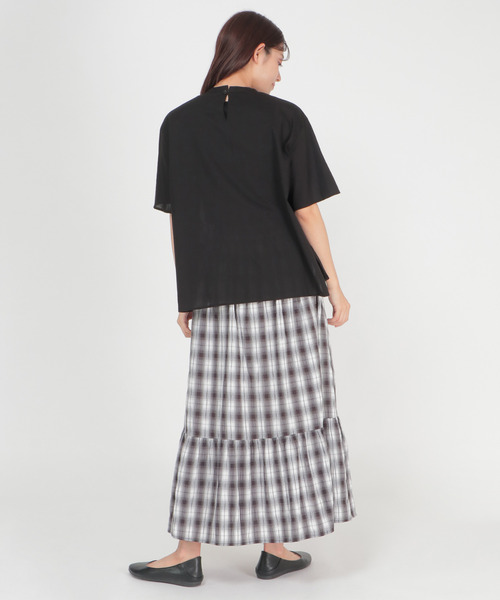 LBC(エルビーシー)の「india コード刺繍ブラウス(シャツ/ブラウス・レディース・ブラック/ホワイト・L/M)」の4枚目の写真