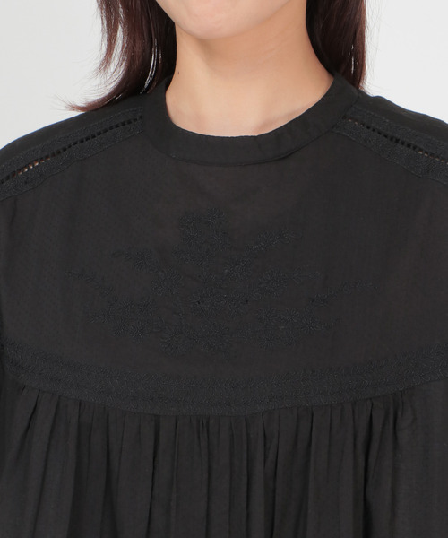 LBC(エルビーシー)の「india コード刺繍ブラウス(シャツ/ブラウス・レディース・ブラック/ホワイト・L/M)」の18枚目の写真