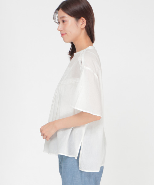 LBC(エルビーシー)の「india コード刺繍ブラウス(シャツ/ブラウス・レディース・ブラック/ホワイト・L/M)」の12枚目の写真