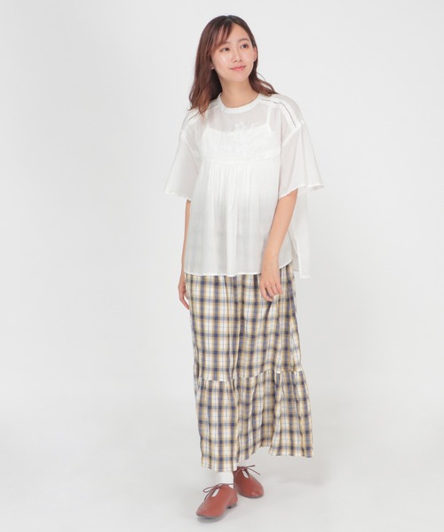 LBC(エルビーシー)の「india コード刺繍ブラウス(シャツ/ブラウス・レディース・ブラック/ホワイト・L/M)」の7枚目の写真
