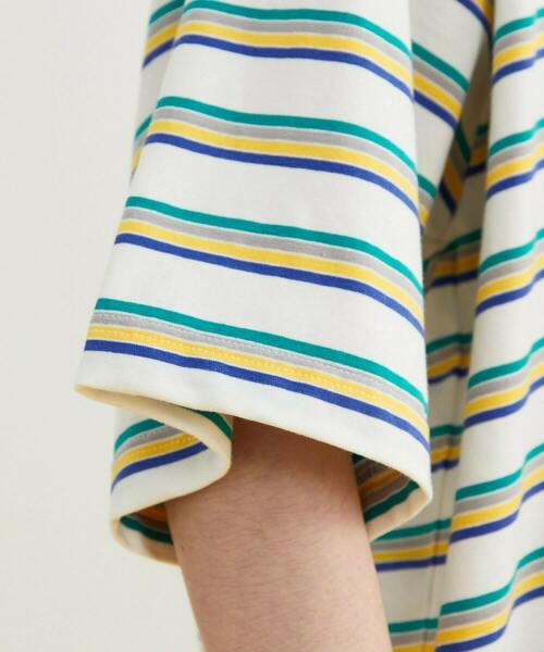 FRAPBOIS PARK（フラボアパーク）の「オーバーボーダー Tシャツ（Tシャツ/カットソー・レディース・ホワイト/ベージュ・1/2）」の12枚目の写真