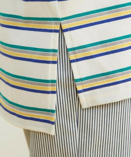 FRAPBOIS PARK（フラボアパーク）の「オーバーボーダー Tシャツ（Tシャツ/カットソー・レディース・ホワイト/ベージュ・1/2）」の18枚目の写真