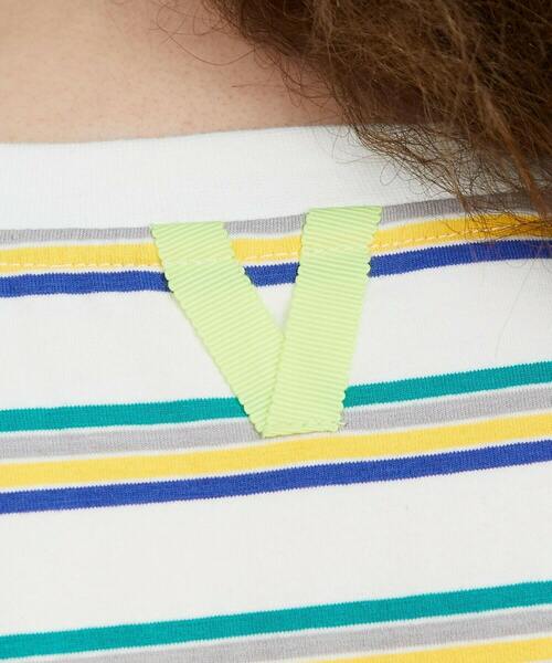 FRAPBOIS PARK（フラボアパーク）の「オーバーボーダー Tシャツ（Tシャツ/カットソー・レディース・ホワイト/ベージュ・1/2）」の15枚目の写真