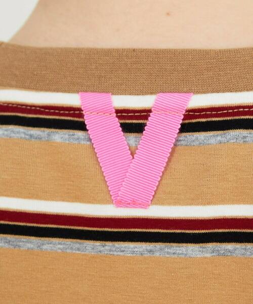 FRAPBOIS PARK（フラボアパーク）の「オーバーボーダー Tシャツ（Tシャツ/カットソー・レディース・ホワイト/ベージュ・1/2）」の6枚目の写真