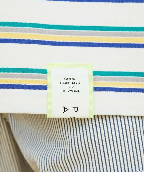 FRAPBOIS PARK（フラボアパーク）の「オーバーボーダー Tシャツ（Tシャツ/カットソー・レディース・ホワイト/ベージュ・1/2）」の3枚目の写真