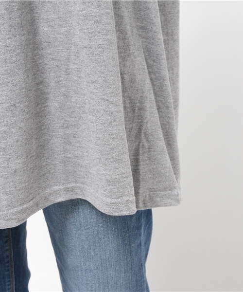 BEAMS BOY(ビームスボーイ)の「SOFFE / ARMY モックネック T(Tシャツ/カットソー・レディース・グレー・ONE SIZE)」の9枚目の写真