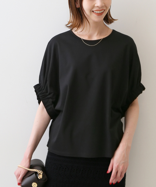 SLOBE IENA（スローブイエナ）の「ギャザースリーブカットソー