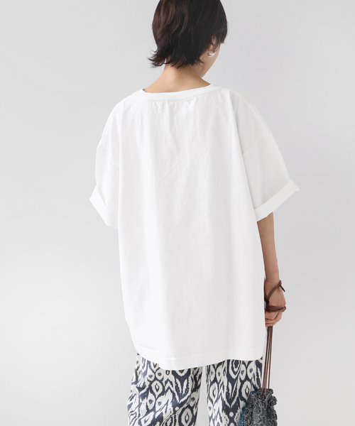 CAMBER（キャンバー）の「別注【CAMBER/キャンバー】*RELUME　2XL TEE：カットソー（Tシャツ/カットソー・レディース・ブルー系その他/ダークパープル/ホワイト・FREE）」の8枚目の写真