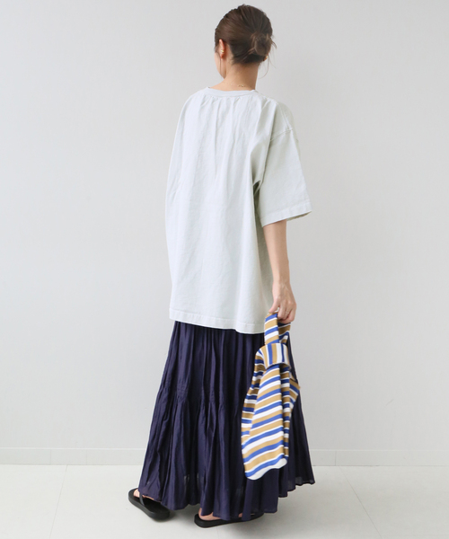 CAMBER（キャンバー）の「別注【CAMBER/キャンバー】*RELUME　2XL TEE：カットソー（Tシャツ/カットソー・レディース・ブルー系その他/ダークパープル/ホワイト・FREE）」の12枚目の写真