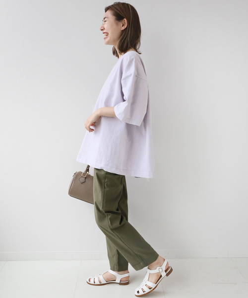 CAMBER（キャンバー）の「別注【CAMBER/キャンバー】*RELUME　2XL TEE：カットソー（Tシャツ/カットソー・レディース・ブルー系その他/ダークパープル/ホワイト・FREE）」の17枚目の写真