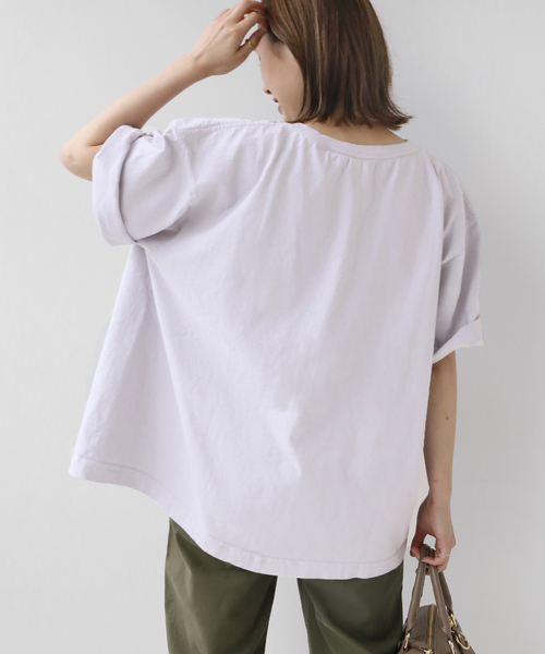 CAMBER（キャンバー）の「別注【CAMBER/キャンバー】*RELUME　2XL TEE：カットソー（Tシャツ/カットソー・レディース・ブルー系その他/ダークパープル/ホワイト・FREE）」の20枚目の写真