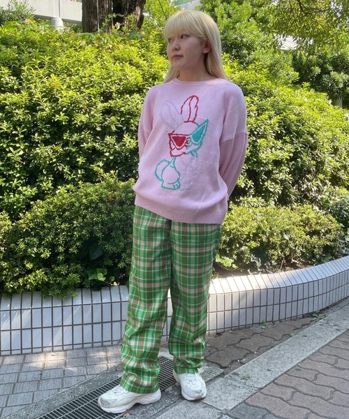 Candy Stripper（キャンディストリッパー）の「COOL BUNNY ニット（ニット/セーター・レディース・ブラック/ピンク/ライトブルー・2）」の13枚目の写真