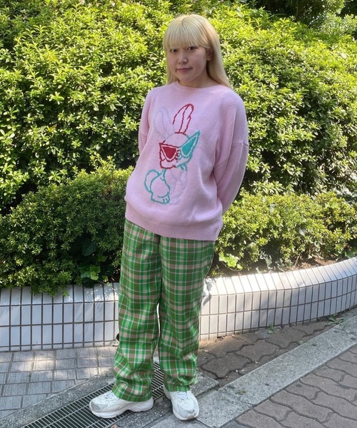 Candy Stripper（キャンディストリッパー）の「COOL BUNNY ニット（ニット/セーター・レディース・ブラック/ピンク/ライトブルー・2）」の14枚目の写真