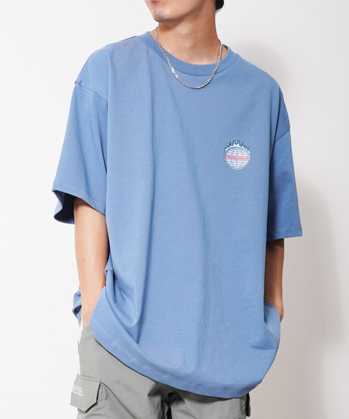 Paragraph（パラグラフ）の「Paragraph パラグラフ ファイヤー フレームプリント 半袖Tシャツ（Tシャツ/カットソー・メンズ・ホワイト/ライトグレー/ベージュ/パープル/ブルー/アイボリー/チャコール・FREE）」の15枚目の写真
