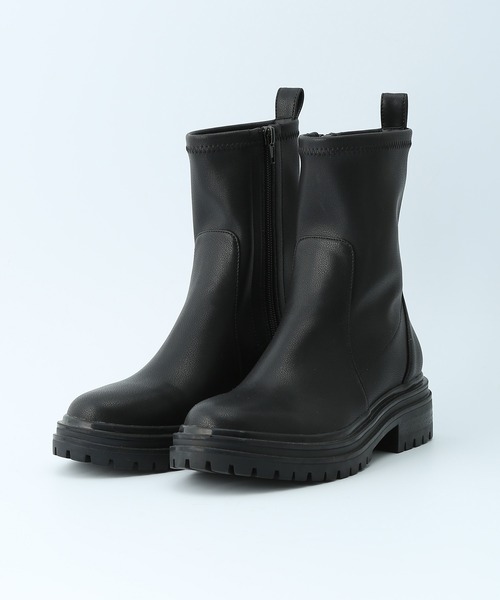 ROPE'(ロペ)の「ソフトフィットアンクルブーツ(ブーツ・レディース・ブラック・38/36/37)」の2枚目の写真