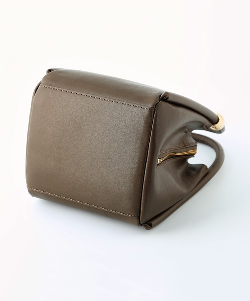 ROPE'（ロペ）の「2WAYメタルモチーフポイントバッグ（ハンドバッグ・レディース・オフホワイト/ダークブラウン/マスタード・FREE）」の7枚目の写真