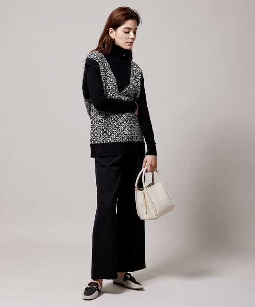 ROPE'（ロペ）の「2WAYメタルモチーフポイントバッグ（ハンドバッグ・レディース・オフホワイト/ダークブラウン/マスタード・FREE）」の22枚目の写真