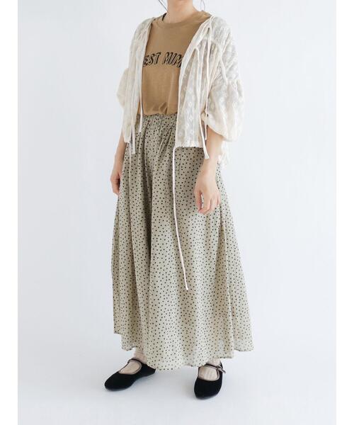 Samansa Mos2(サマンサ モスモス)の「ゆったりハカマパンツ(その他パンツ・レディース・ベージュ/ブラウン/ブルー/ボルドー・フリ-)」の15枚目の写真