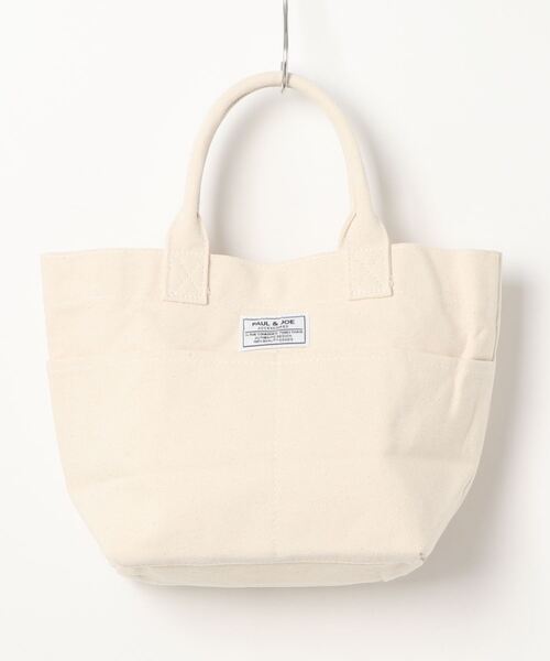PAUL & JOE ACCESSOIRES(ポールアンドジョーアクセソワ)の「【PAUL & JOE ACCESSOIRES /ポール アンド ジョー アクセソワ 】 キャンバスフォトプリント ミニトートバッグ(トートバッグ・レディース・ブラック/アイボリー・FREE)」の7枚目の写真