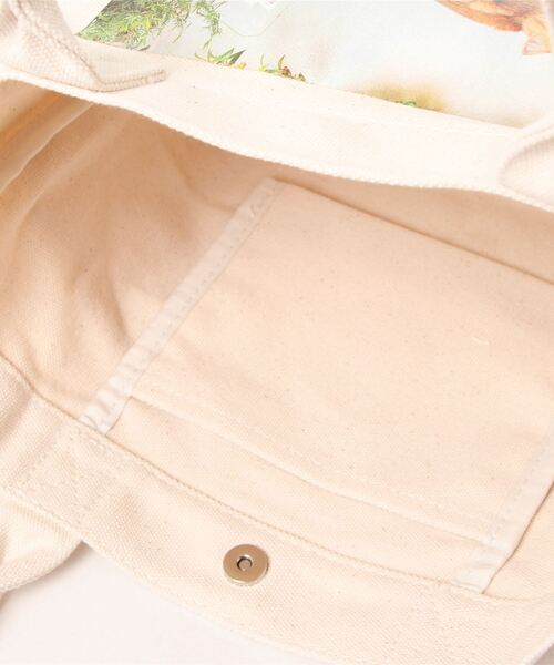 PAUL & JOE ACCESSOIRES(ポールアンドジョーアクセソワ)の「【PAUL & JOE ACCESSOIRES /ポール アンド ジョー アクセソワ 】 キャンバスフォトプリント ミニトートバッグ(トートバッグ・レディース・ブラック/アイボリー・FREE)」の9枚目の写真