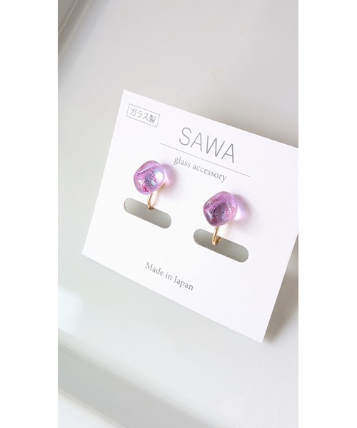 tone(トーン)の「【sawa】一粒イヤリング(MA)(イヤリング・レディース・スカイブルー/グレー/ターコイズブルー/ライム/ブルー/その他/ラベンダー/ブラウン/パープル系その他/グリーン系その他/クリア/グリーン/シャンパン/ブルー系その他/ブルー系その他2・FREE)」の11枚目の写真