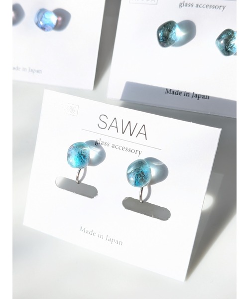 tone(トーン)の「【sawa】一粒イヤリング(MA)(イヤリング・レディース・スカイブルー/グレー/ターコイズブルー/ライム/ブルー/その他/ラベンダー/ブラウン/パープル系その他/グリーン系その他/クリア/グリーン/シャンパン/ブルー系その他/ブルー系その他2/ブルー系その他3/ライトブルー・FREE)」の12枚目の写真