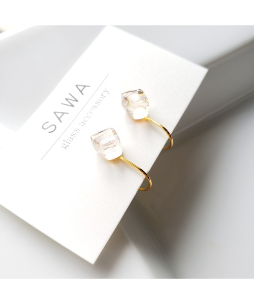 tone(トーン)の「【sawa】一粒イヤリング(MA)(イヤリング・レディース・スカイブルー/グレー/ターコイズブルー/ライム/ブルー/その他/ラベンダー/ブラウン/パープル系その他/グリーン系その他/クリア/グリーン/シャンパン/ブルー系その他/ブルー系その他2・FREE)」の15枚目の写真
