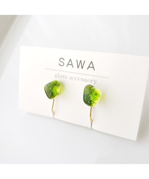 tone(トーン)の「【sawa】一粒イヤリング(MA)(イヤリング・レディース・スカイブルー/グレー/ターコイズブルー/ライム/ブルー/その他/ラベンダー/ブラウン/パープル系その他/グリーン系その他/クリア/グリーン/シャンパン/ブルー系その他/ブルー系その他2・FREE)」の16枚目の写真