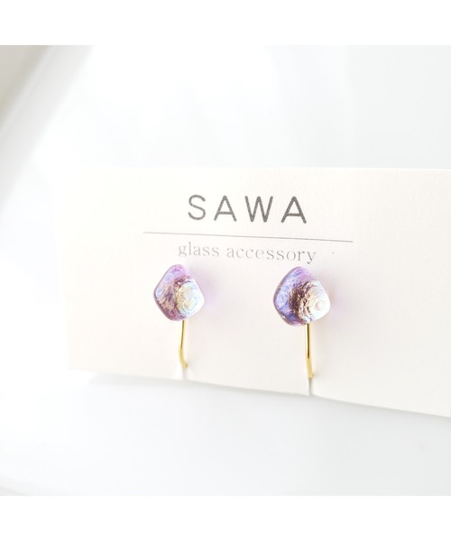 tone(トーン)の「【sawa】一粒イヤリング(MA)(イヤリング・レディース・スカイブルー/グレー/ターコイズブルー/ライム/ブルー/その他/ラベンダー/ブラウン/パープル系その他/グリーン系その他/クリア/グリーン/シャンパン/ブルー系その他/ブルー系その他2・FREE)」の18枚目の写真