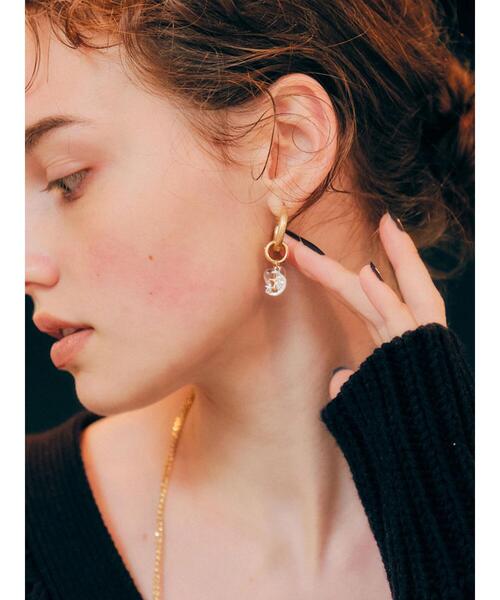 AMERICAN HOLIC(アメリカンホリック)の「アシンメトリーピアスD( チャーム×ウォーターパール)(ピアス(両耳用)・レディース・シルバー/ゴールド・FREE)」の14枚目の写真