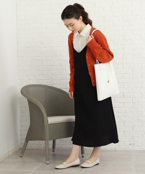 Cutie Blonde(キューティーブロンド)の「◆かぎあみニットカーディガン(カーディガン/ボレロ・レディース・ブラック/アイボリー/ダークオレンジ・02/03)」の14枚目の写真