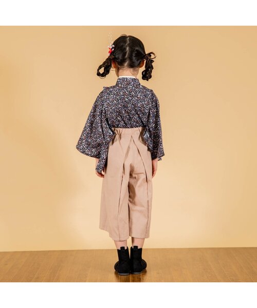 Seraph(セラフ)の「KIMONOセパレート【フォーマル対応】(着物・キッズ・ラベンダー/ピンク/ブラック/グレー・140/130/110/120/80/100/90)」の5枚目の写真