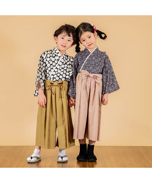 Seraph(セラフ)の「KIMONOセパレート【フォーマル対応】(着物・キッズ・ラベンダー/ピンク/ブラック/グレー・140/130/110/120/80/100/90)」の19枚目の写真