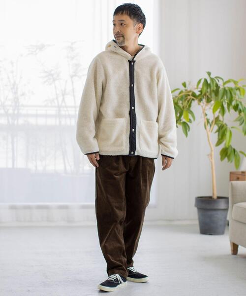 coen（コーエン）の「撥水3WAYボアマウンテンパーカー[マンパ＋ボアブルゾン2点セット]（マウンテンパーカー・メンズ・マスタード/ブラック/ダークグリーン・X-LARGE/MEDIUM/SMALL/LARGE）」の18枚目の写真