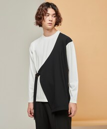 tk.TAKEO KIKUCHI | フロントダンチカットソー（ユニセックスアイテム）(Tシャツ/カットソー)