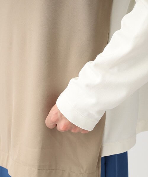 tk.TAKEO KIKUCHI(ティーケータケオキクチ)の「◆フロントダンチカットソー(ユニセックスアイテム)(Tシャツ/カットソー・メンズ・ブラック/ブラック系4/ベージュ系4/モスグリーン系4・01/02/03)」の11枚目の写真