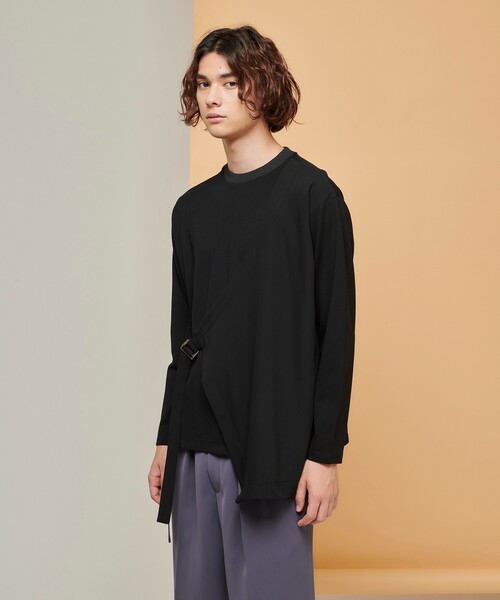 tk.TAKEO KIKUCHI(ティーケータケオキクチ)の「◆フロントダンチカットソー(ユニセックスアイテム)(Tシャツ/カットソー・メンズ・ブラック/ブラック系4/ベージュ系4/モスグリーン系4・01/02/03)」の17枚目の写真