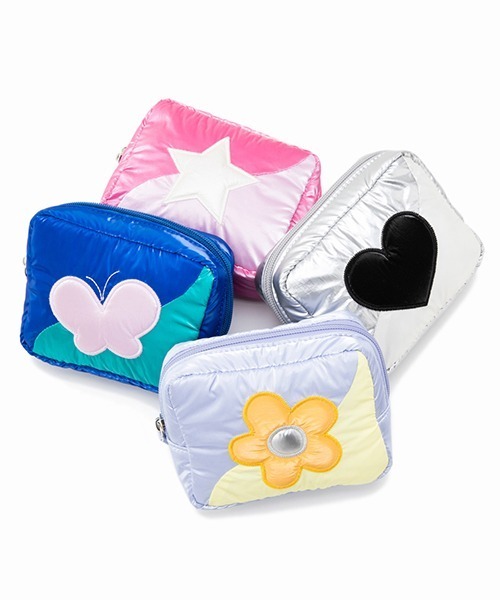 Casselini（キャセリーニ）の「Casselini(キャセリーニ)ぷくぷくポーチ（ポーチ・レディース・ピンク/シルバー/ブルー/ラベンダー・FREE）」の13枚目の写真