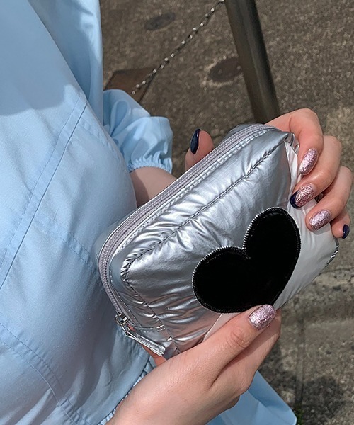 Casselini（キャセリーニ）の「Casselini(キャセリーニ)ぷくぷくポーチ（ポーチ・レディース・ピンク/シルバー/ブルー/ラベンダー・FREE）」の17枚目の写真