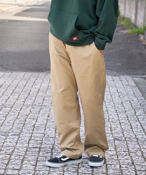 Dickies(ディッキーズ)の「【Dickies】ストレッチツイルダブルニーイージーパンツ 3178-4231(その他パンツ・メンズ・ベージュ/ブラック/オリーブ/ネイビー/アイボリー/マルチ/パープル・L/M/XL)」の1枚目の写真
