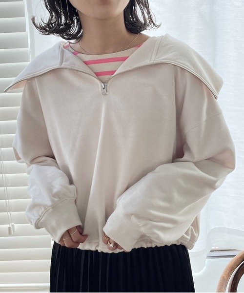 LOWRYS FARM（ローリーズファーム）の「ハイZIPドロストプル