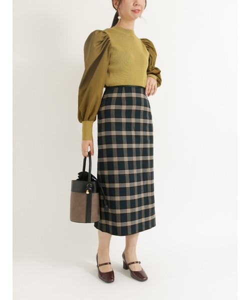 Te chichi（テチチ）の「チェックリバーシブルスカート（スカート・レディース・ブラック/グリーン/ブラウン・SMALL/MEDIUM）」の12枚目の写真