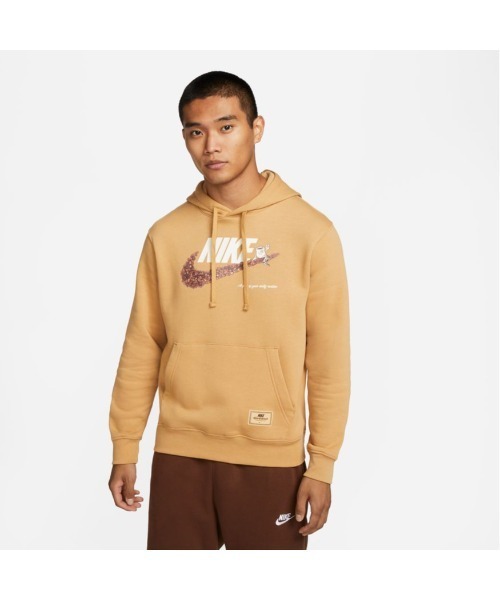 NIKE(ナイキ)の「NIKE/ナイキ BB SOLE CAF プルオーバー L/S フーディ(パーカー・メンズ・ブラウン/ブラック/ホワイト・M/L/XL/S)」の3枚目の写真